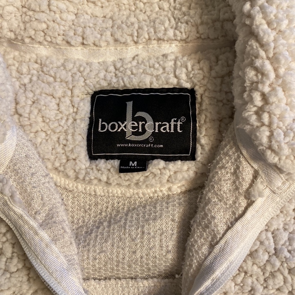 Fuzzy 1/4 zip pullover - Picture 3 of 3